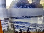 GN railroad bridge being submersed for the Grand Coulee dam 